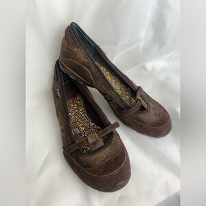 •SOLD ON DEPOP•MUDD Brown Ballerina Sneakers